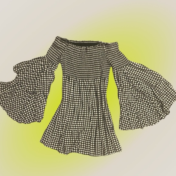 Smocked Top Ruffled Layered Sleeved Mini Dress - Picture 5 of 9